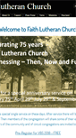 Mobile Screenshot of faith-lutheran.net