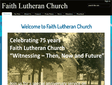 Tablet Screenshot of faith-lutheran.net
